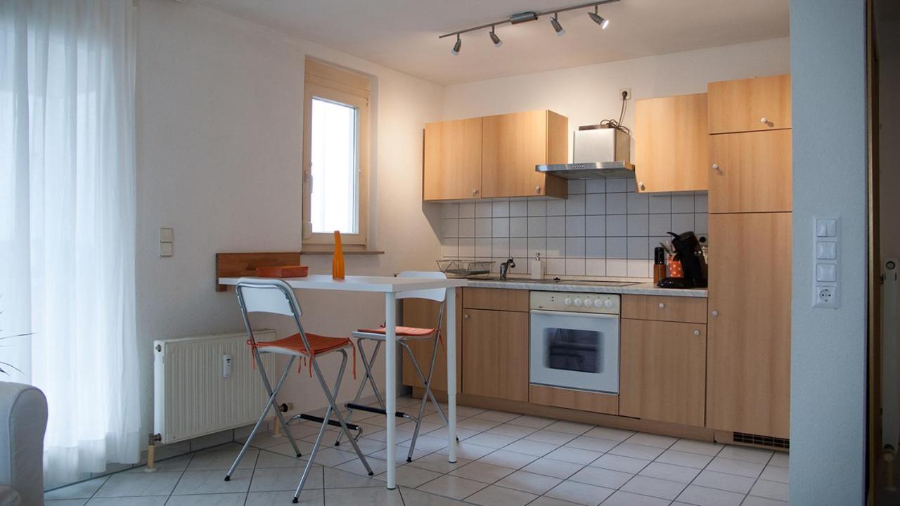 Gemuetliche Wohnung Mit Sonniger Terrasse 比蒂希海姆-比辛根 外观 照片